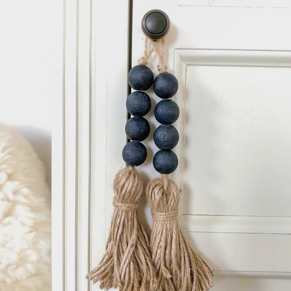 Hanging Wooden Pendant - 4pc