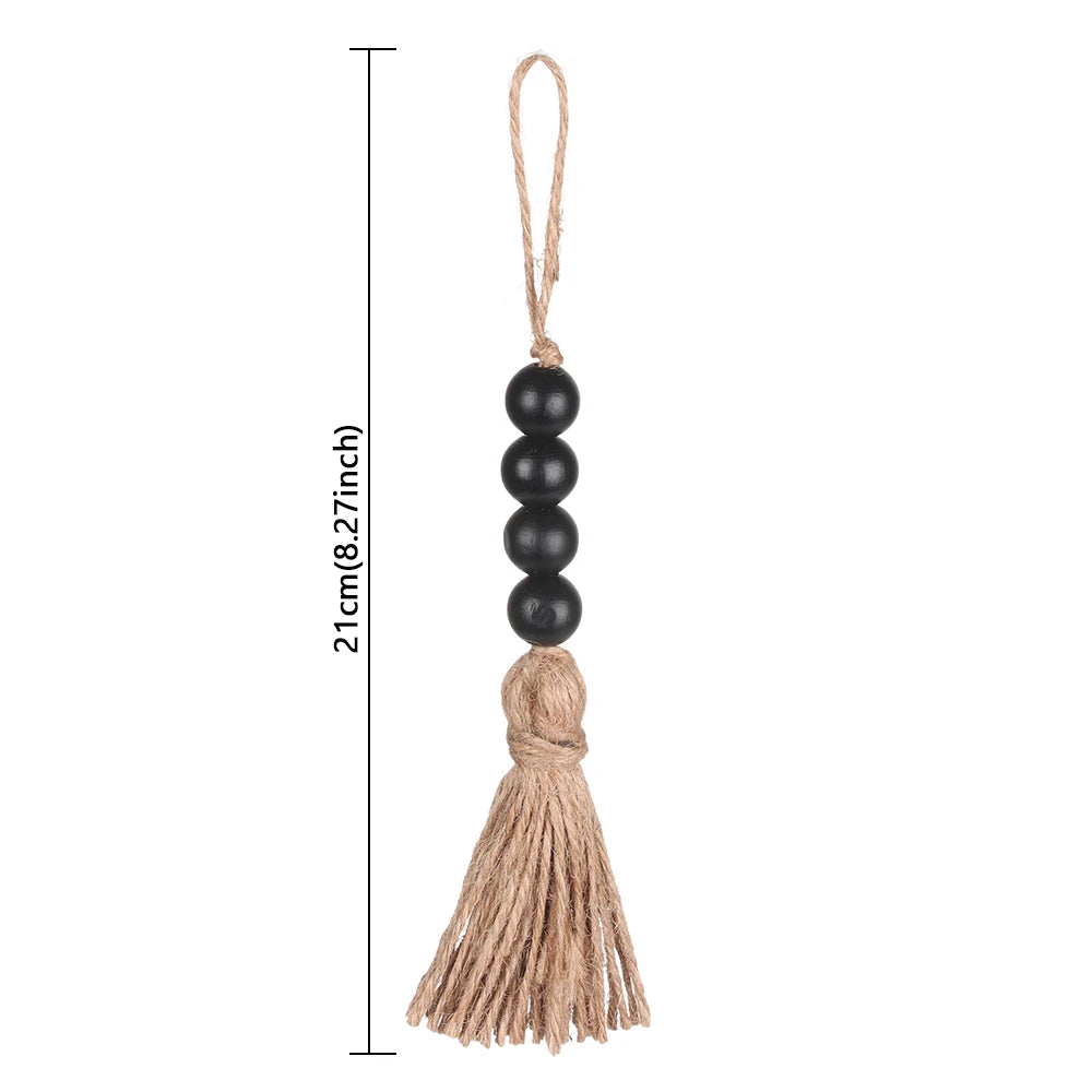 Hanging Wooden Pendant - 4pc