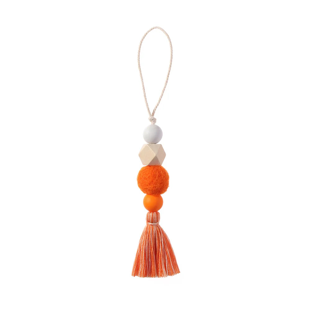 Hanging Wooden Pendant - 4pc