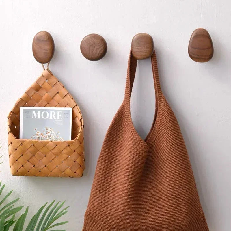 Solid Wood Handle Hook