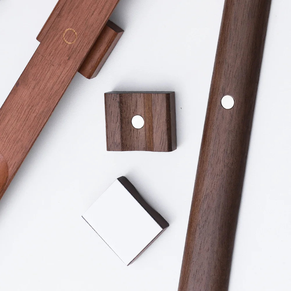 Premium Magnetic Wooden Long Handle Shoehorn