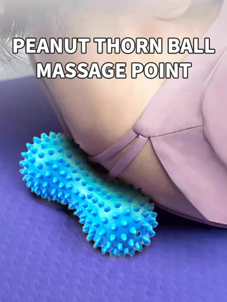 Spiky Massage Ball Hard Spiky Massage Ball Roller Set Professional Physical Therapy Massage Balls for Myofascial Release Trigger