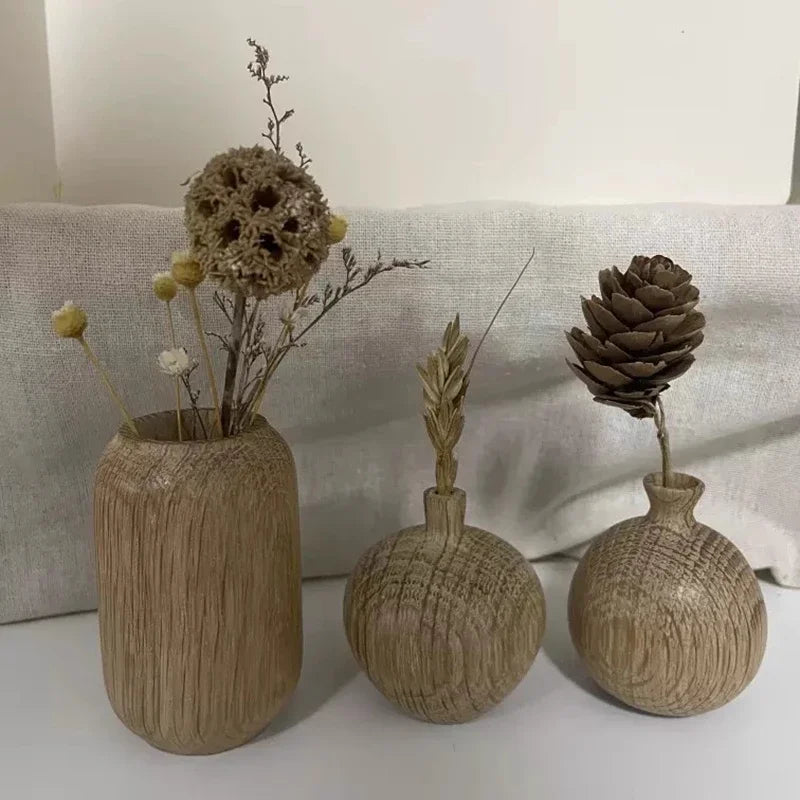 Decorative Wooden Vase