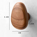 Solid Wood Handle Hook