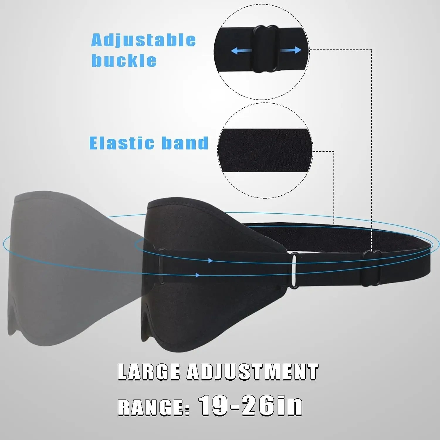 Cushion Sleeping Eye Mask + Noise Cancelling Earplugs