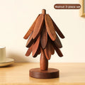 Elegant Tree-shaped Wooden Trivets
