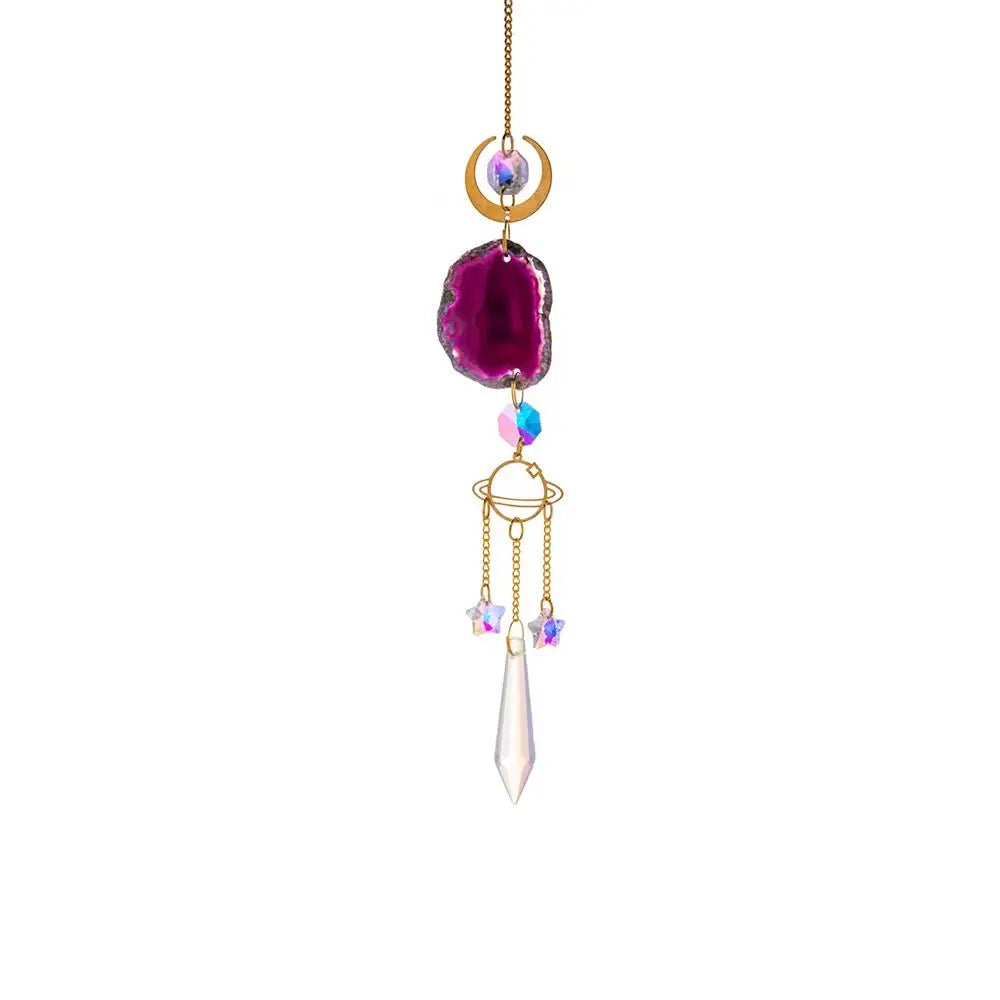 Hanging Wooden Pendant - 4pc