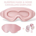 Cushion Sleeping Eye Mask + Noise Cancelling Earplugs