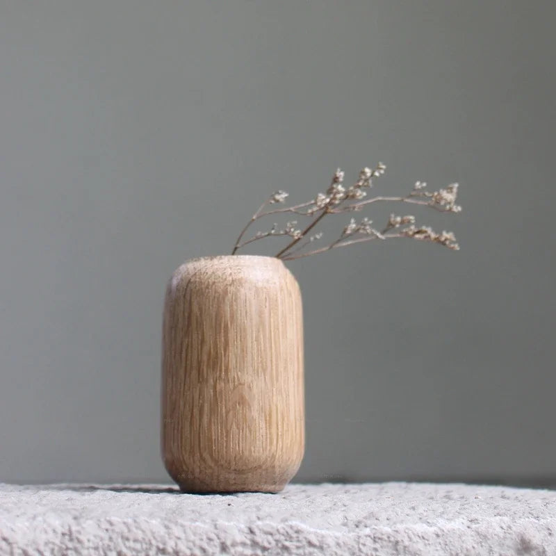 Decorative Wooden Vase