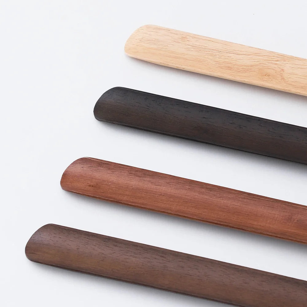Premium Magnetic Wooden Long Handle Shoehorn