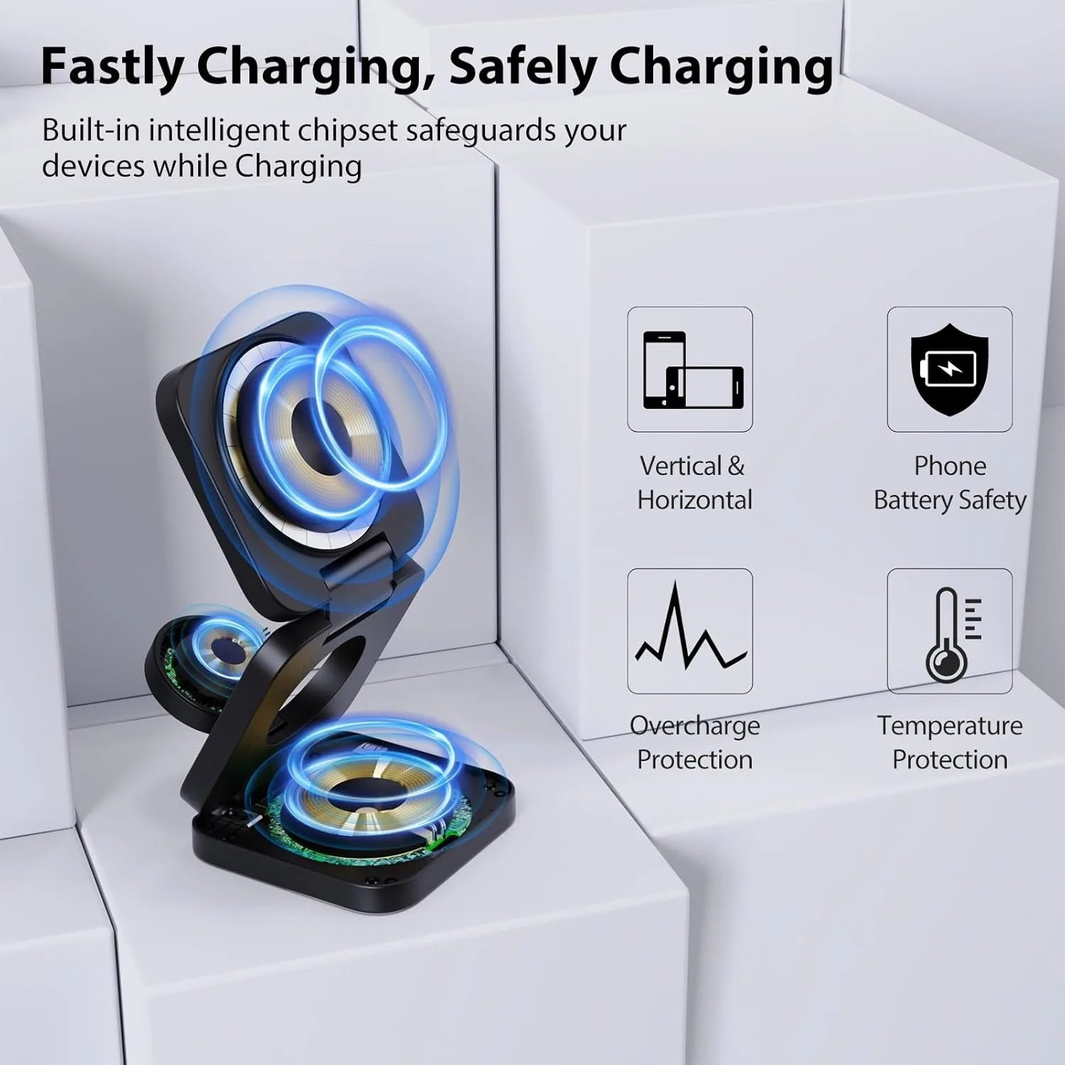 3 in 1 MagSafe Foldable Fast Charging Station