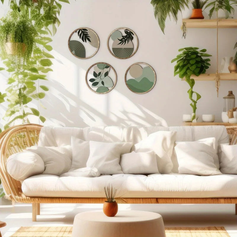 Geometry Bohemian Wall Art Set - 4pc