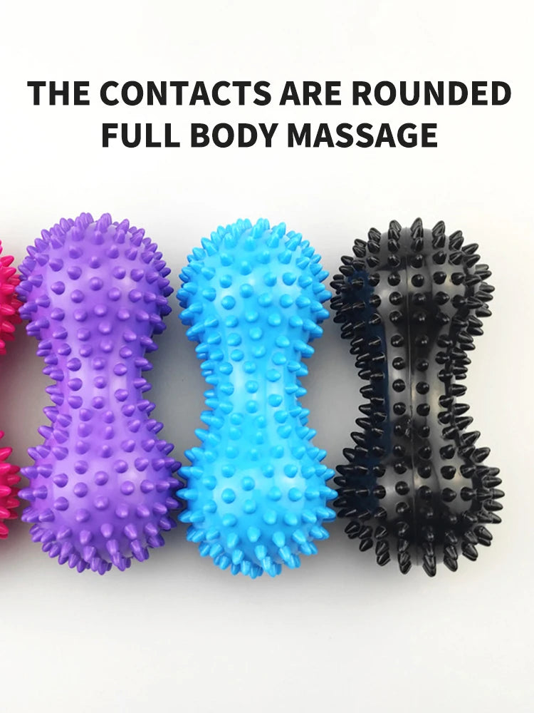 Spiky Massage Ball Hard Spiky Massage Ball Roller Set Professional Physical Therapy Massage Balls for Myofascial Release Trigger