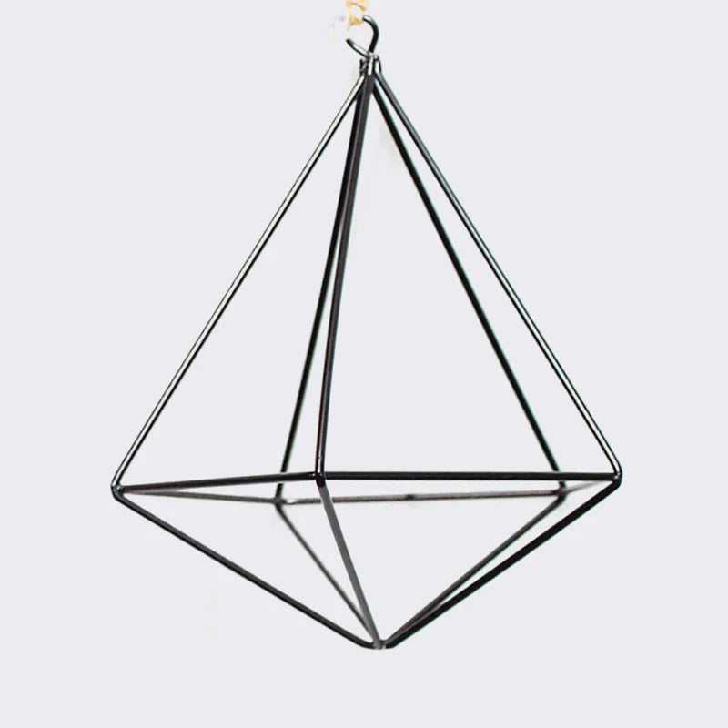 Hanging Geometric Metal Pot Rack