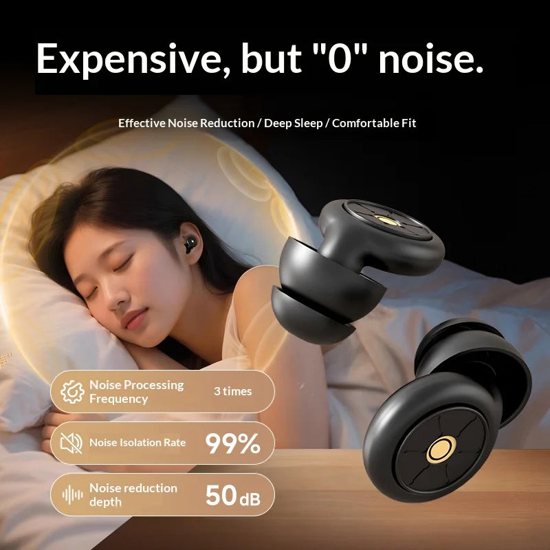 Cushion Sleeping Eye Mask + Noise Cancelling Earplugs