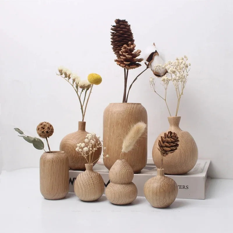 Decorative Wooden Vase