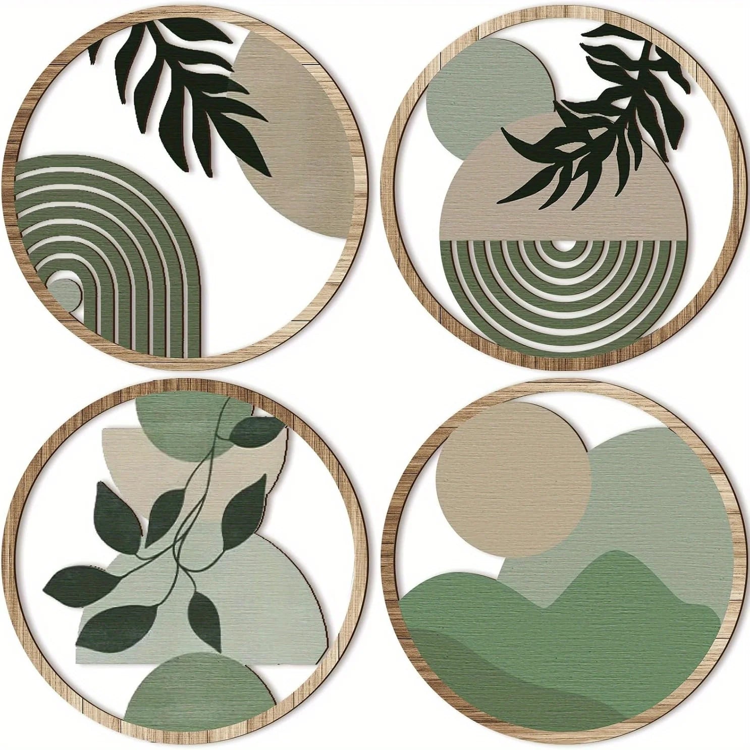 Geometry Bohemian Wall Art Set - 4pc