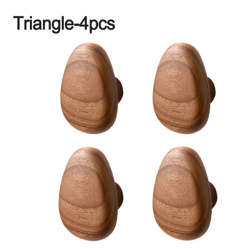 Solid Wood Handle Hook