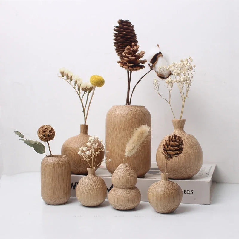 Decorative Wooden Vase