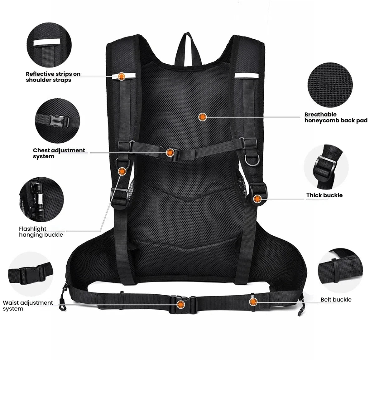 Slim Outdoor Adventure Backpack