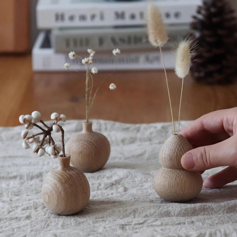 Decorative Wooden Vase