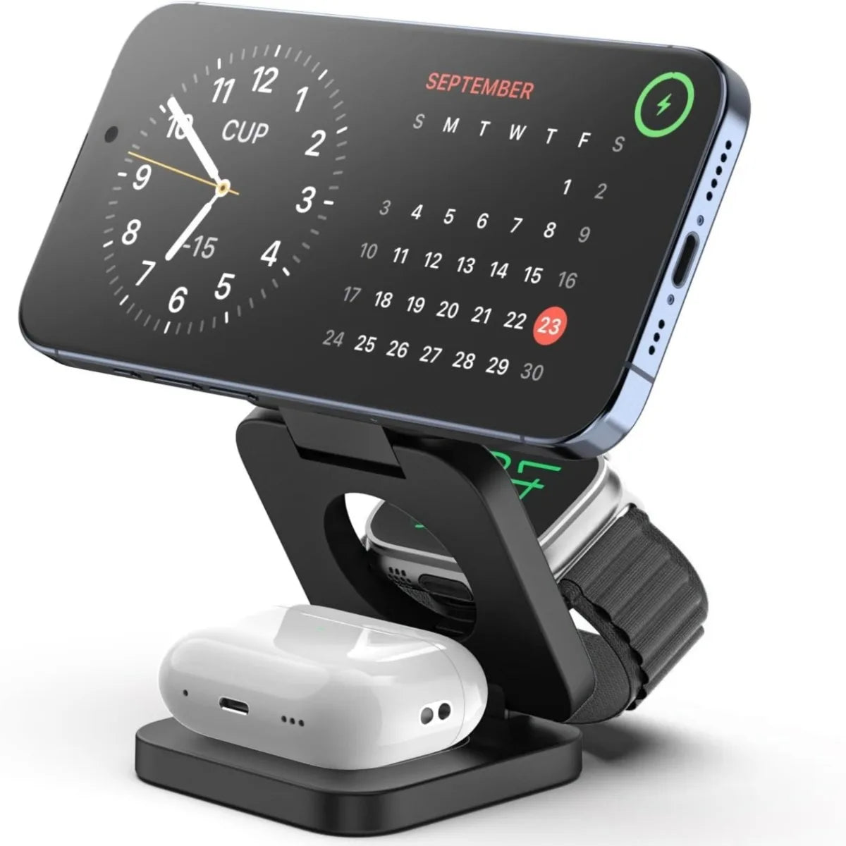 3 in 1 MagSafe Foldable Fast Charging Station