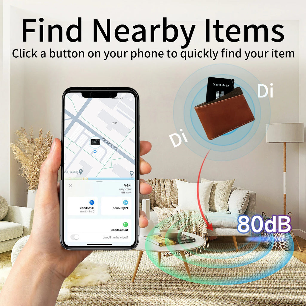 Smart Tracker Card for Apple Find My iPhone