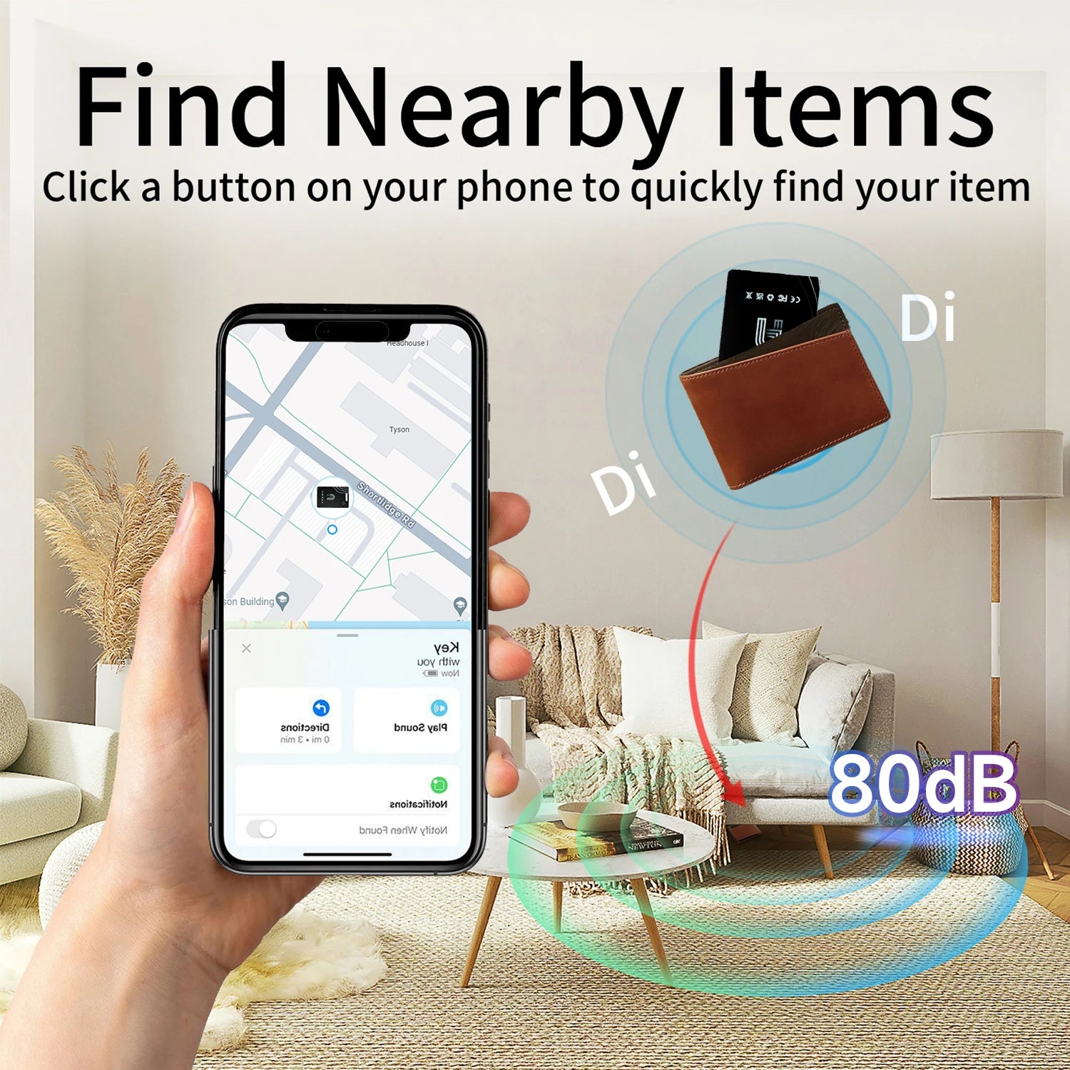 Smart Tracker Card for Apple Find My iPhone