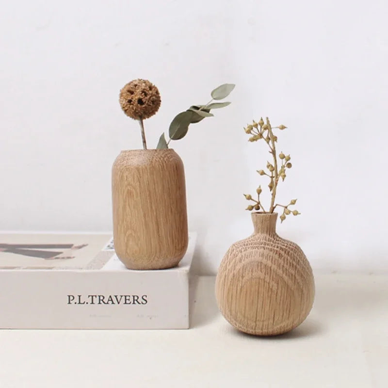 Decorative Wooden Vase