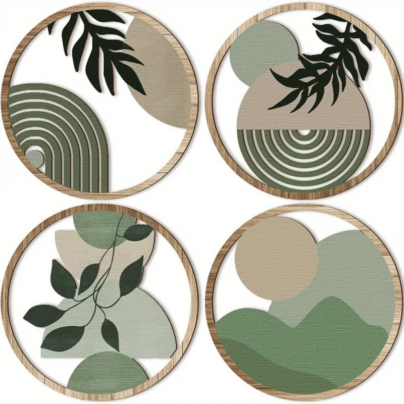 Geometry Bohemian Wall Art Set - 4pc