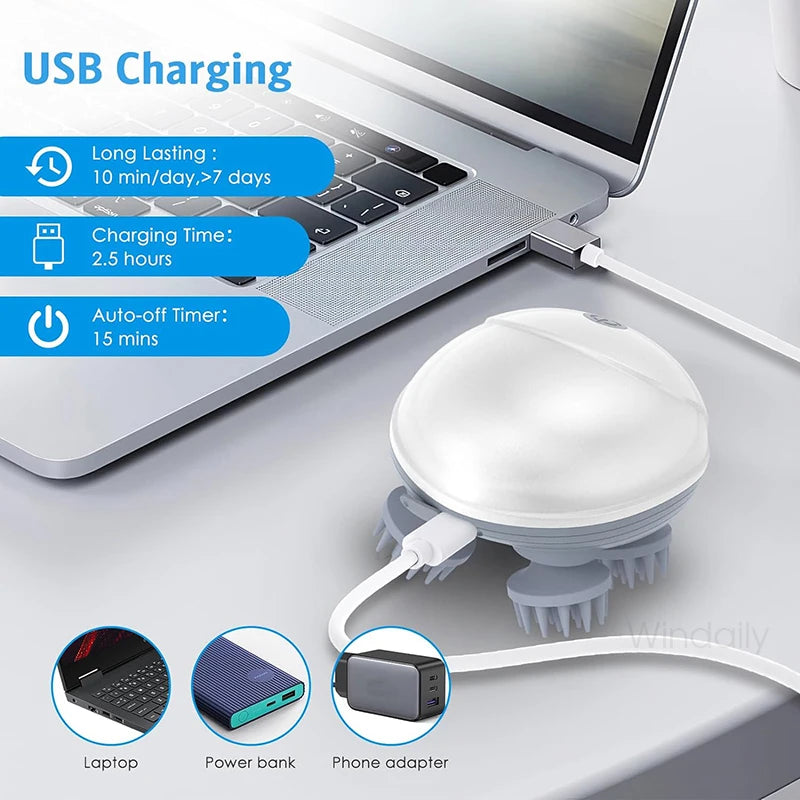 Electronic Scalp Head Massager