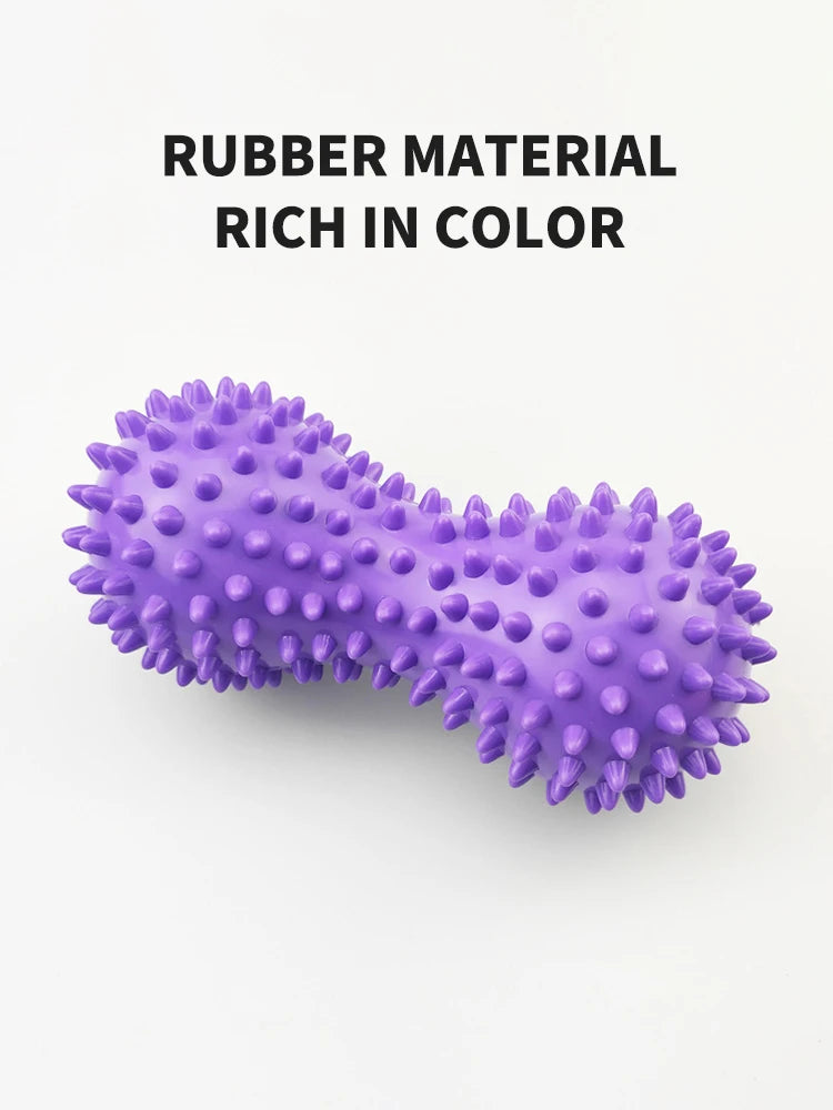 Spiky Massage Ball Hard Spiky Massage Ball Roller Set Professional Physical Therapy Massage Balls for Myofascial Release Trigger