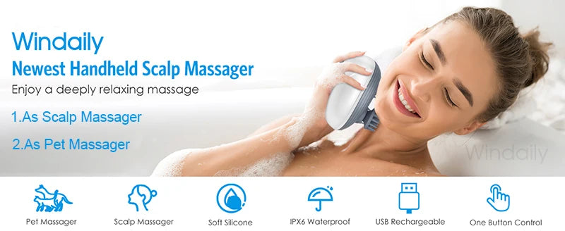 Electronic Scalp Head Massager
