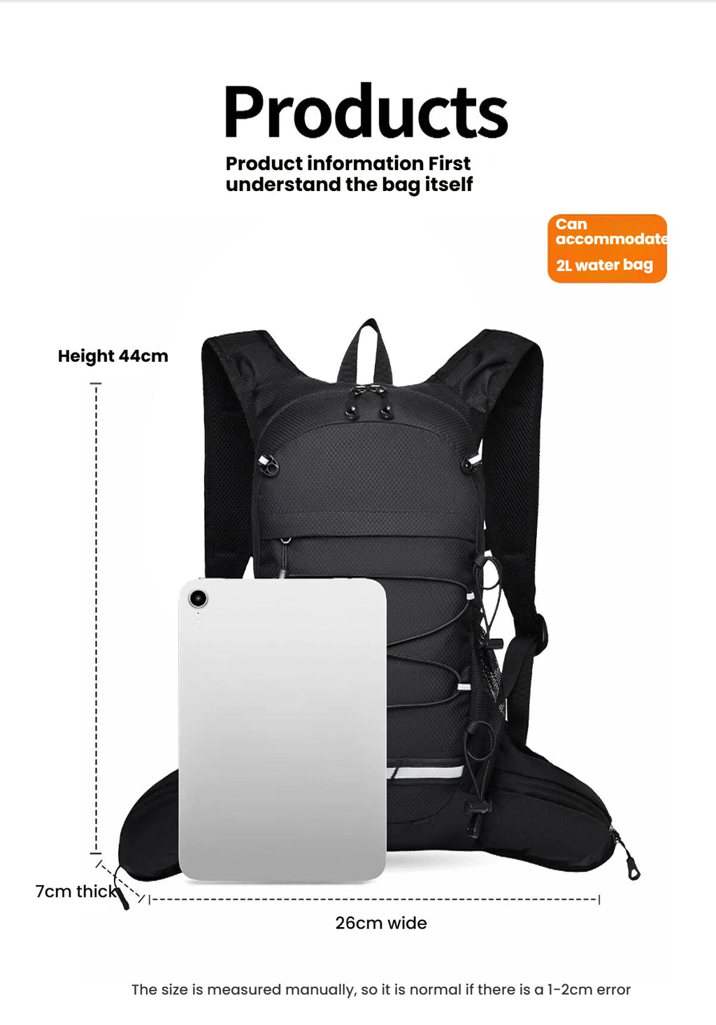 Slim Outdoor Adventure Backpack