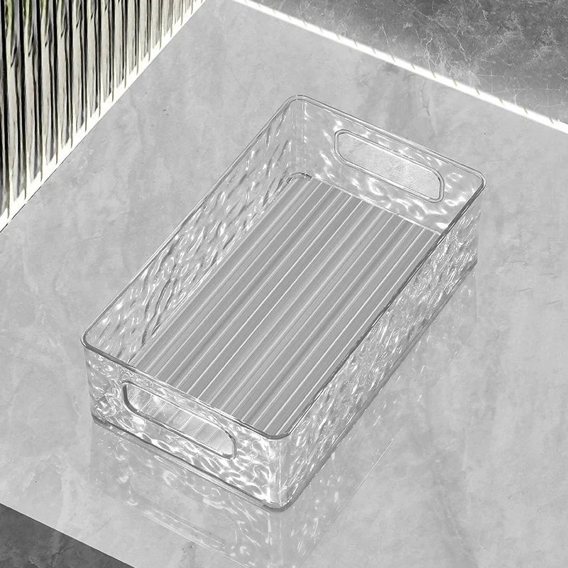 Stackable Storage Box, Acrylic Organizer, Cosmetic Organizer for Cosmetics and Beauty Products for Dressers, Bathrooms, Cabinets
