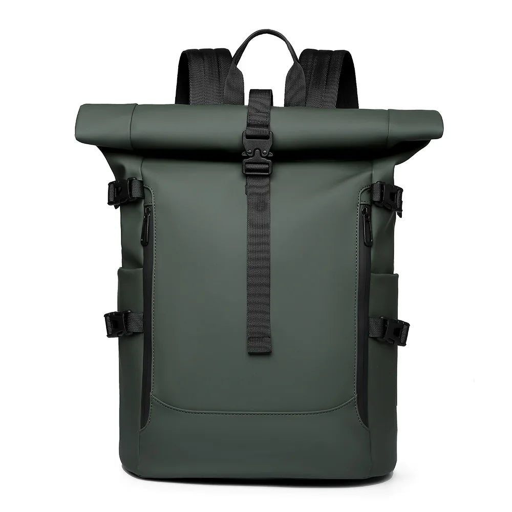 Minimalist Roll Top Travel Backpack