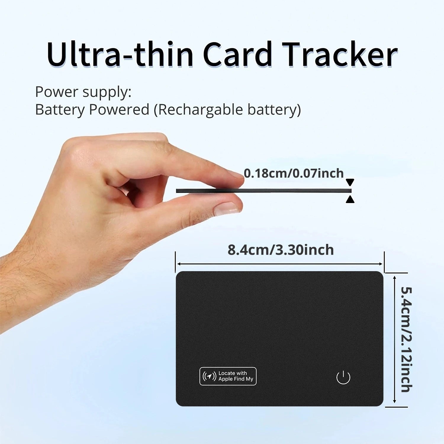 Smart Tracker Card for Apple Find My iPhone
