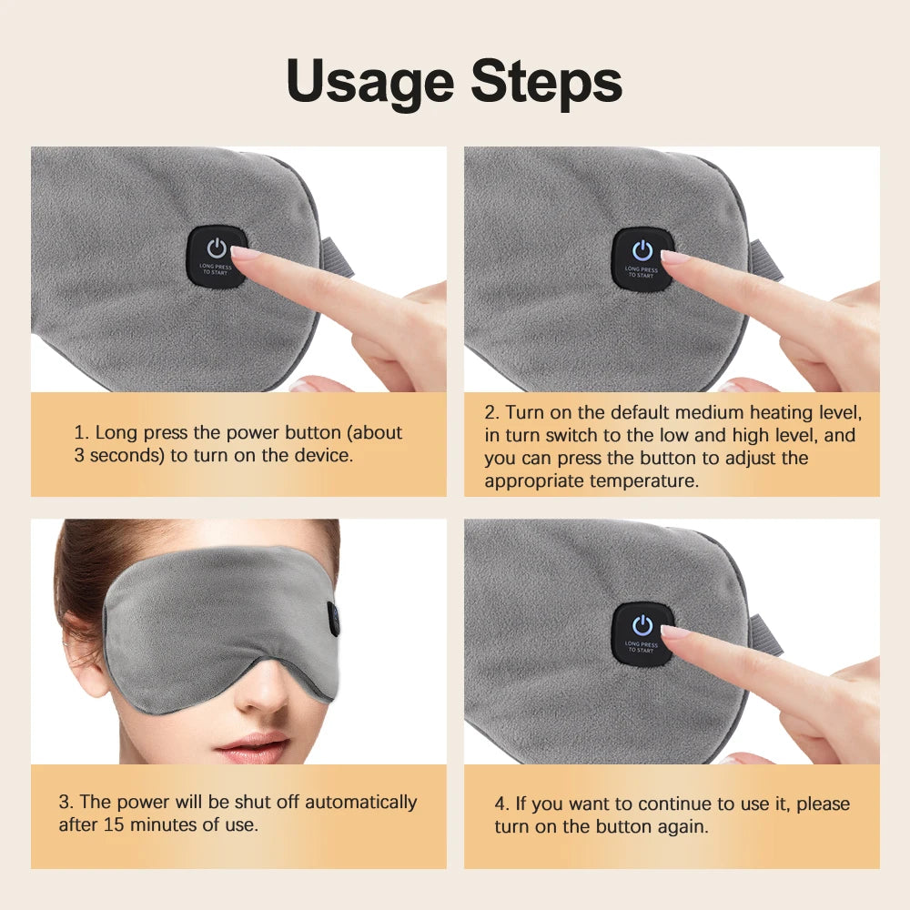 Cordless Electronic Heated Eye Mask
