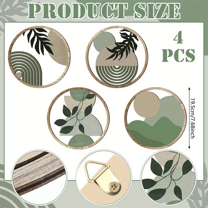 Geometry Bohemian Wall Art Set - 4pc