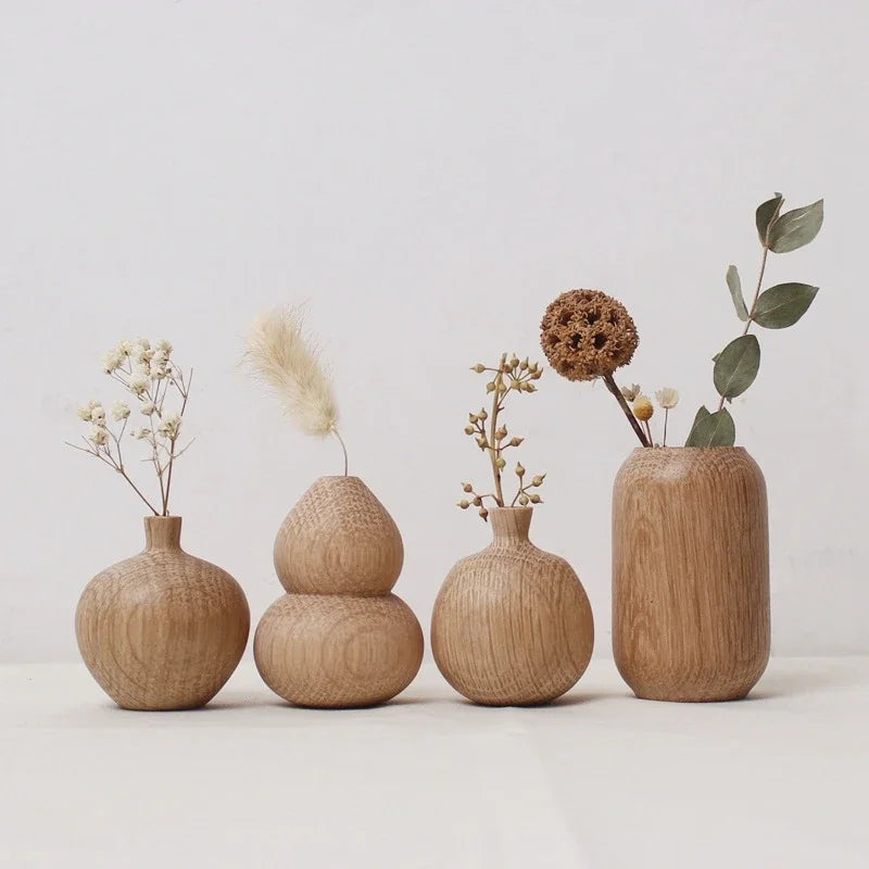 Decorative Wooden Vase