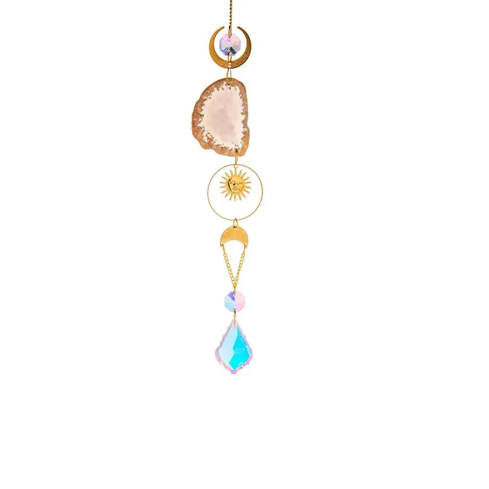 Hanging Wooden Pendant - 4pc