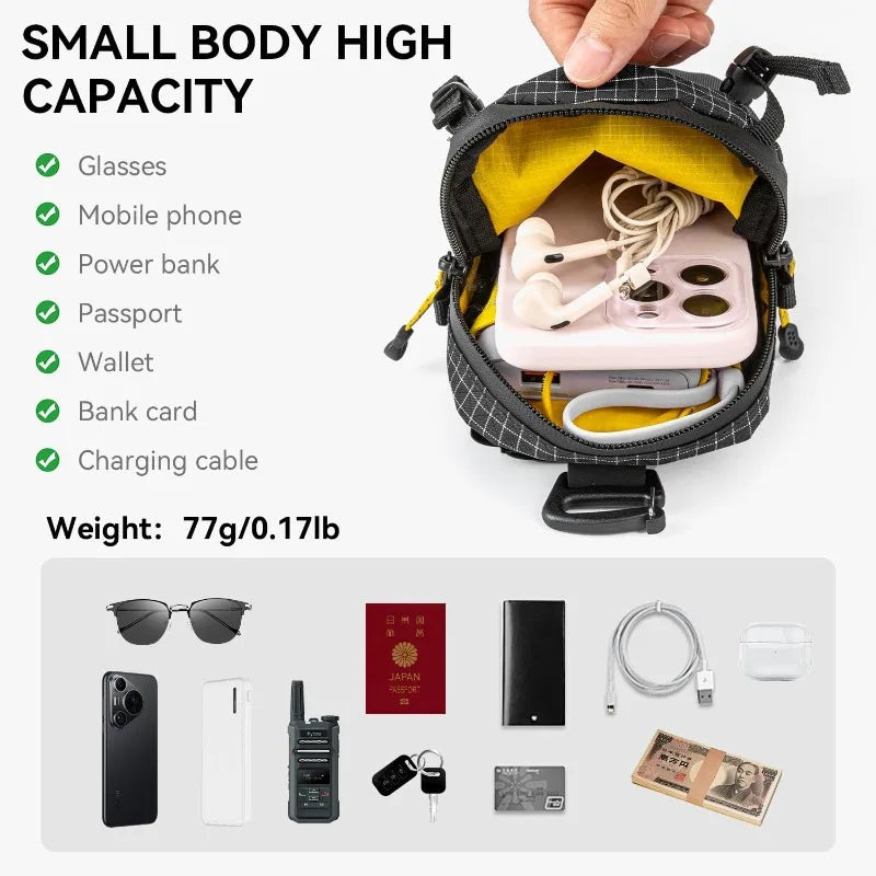 Lightweight Backpack Shoulder Strap Attachment Bag