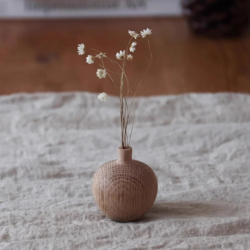 Decorative Wooden Vase