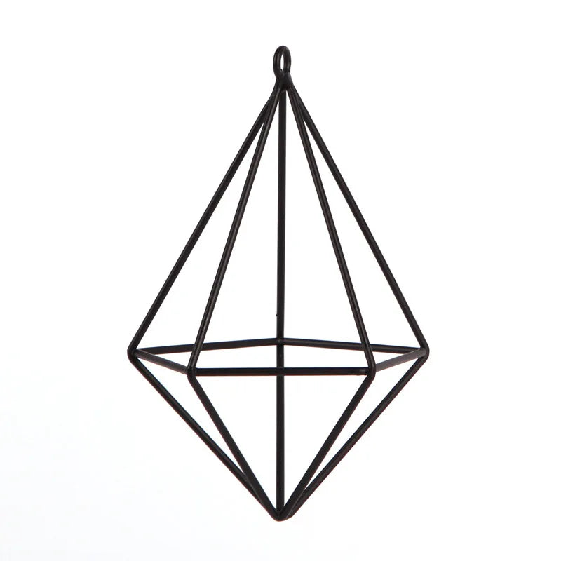 Hanging Geometric Metal Pot Rack