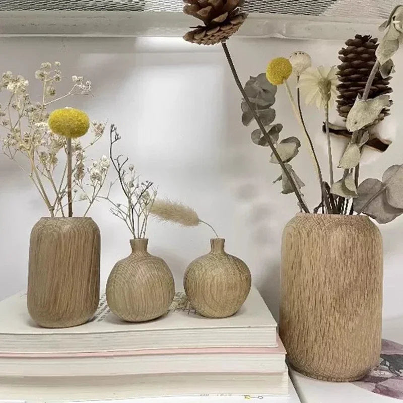Decorative Wooden Vase