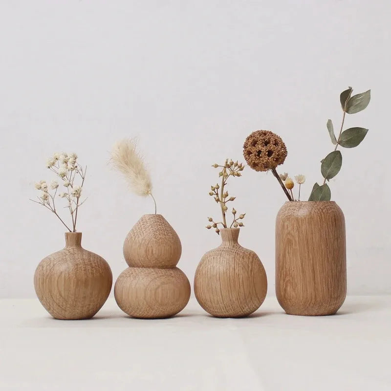 Decorative Wooden Vase