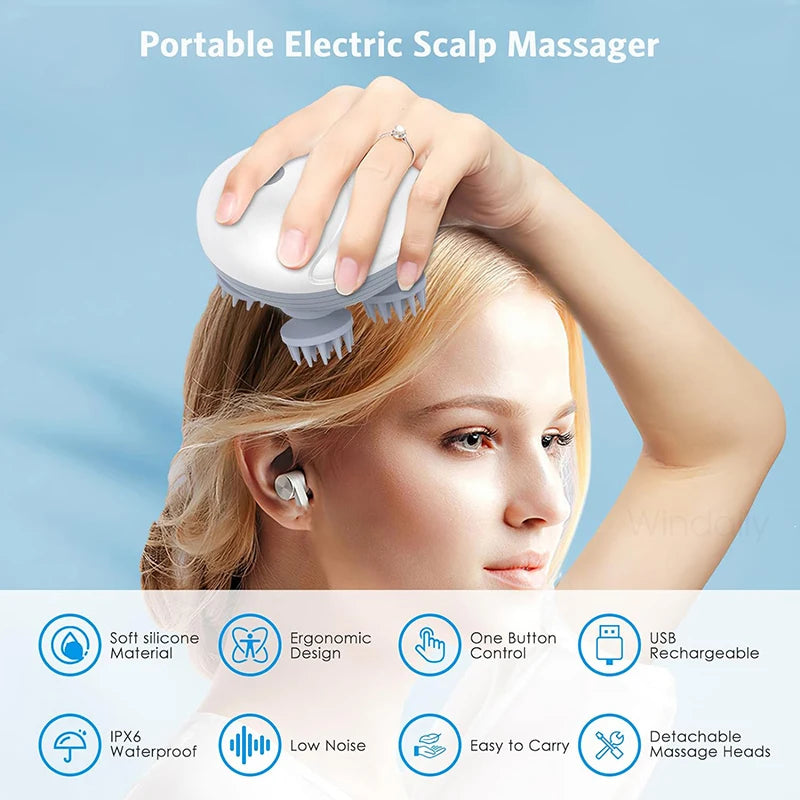 Electronic Scalp Head Massager