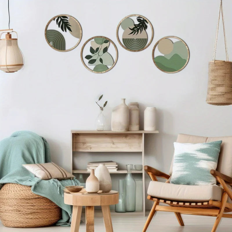 Geometry Bohemian Wall Art Set - 4pc