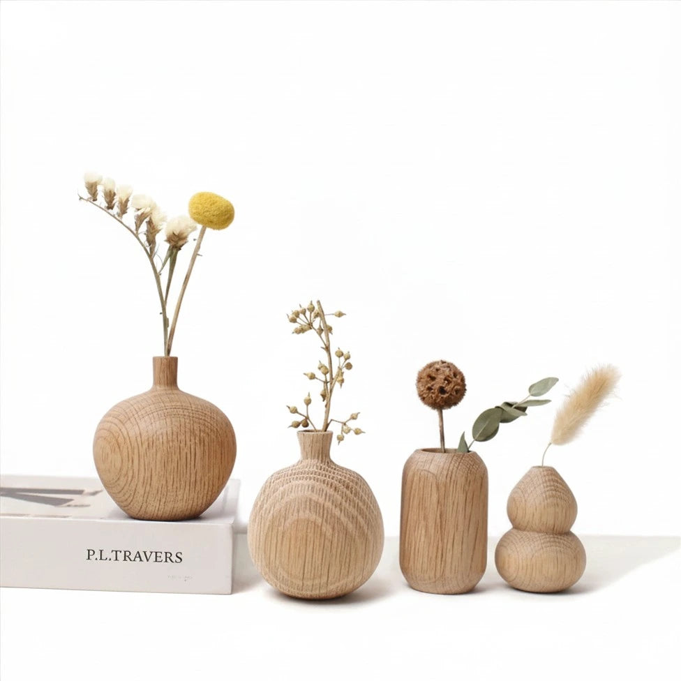 Decorative Wooden Vase